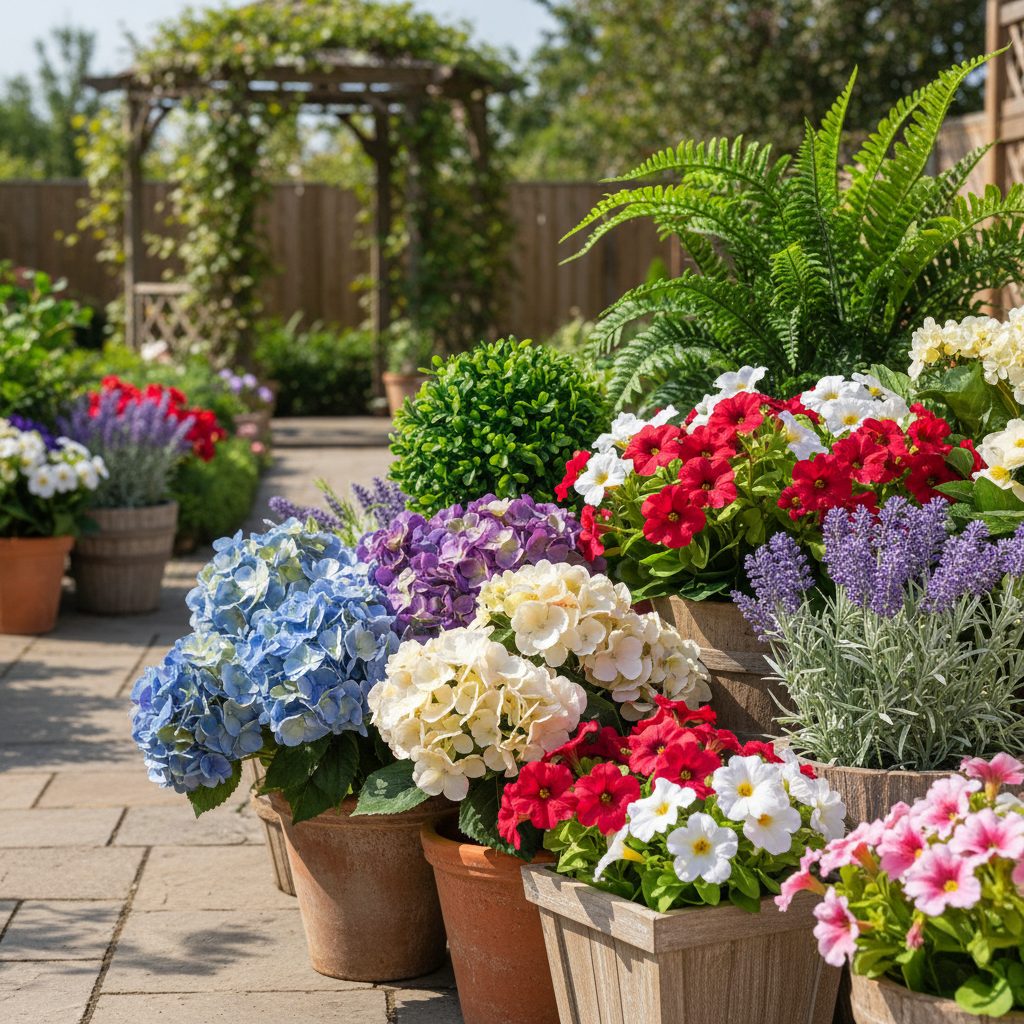 Die besten UV-beständigen Kunstblumen für Ihren Garten im Sommer