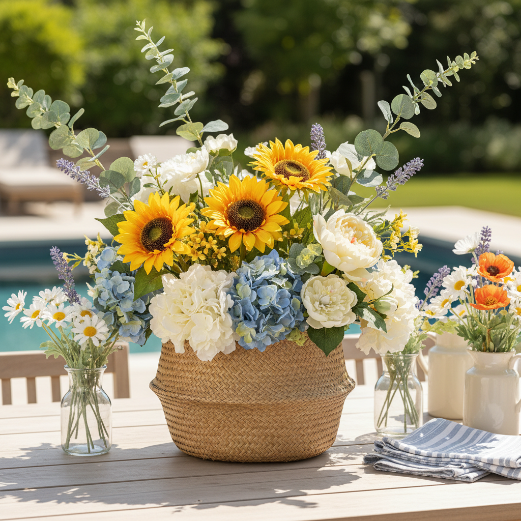 Die besten neuen künstlichen Blumen für Ihre Sommerdeko