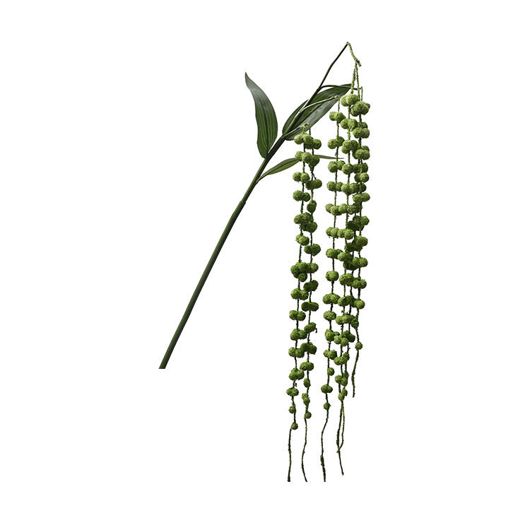 Kunstblume Liebesperlenstrauch hängend, Einzelstiel mit 6 Zweigen, Kunststoff & Kunstseide, für Hochzeit, Hotel und Schaufenster