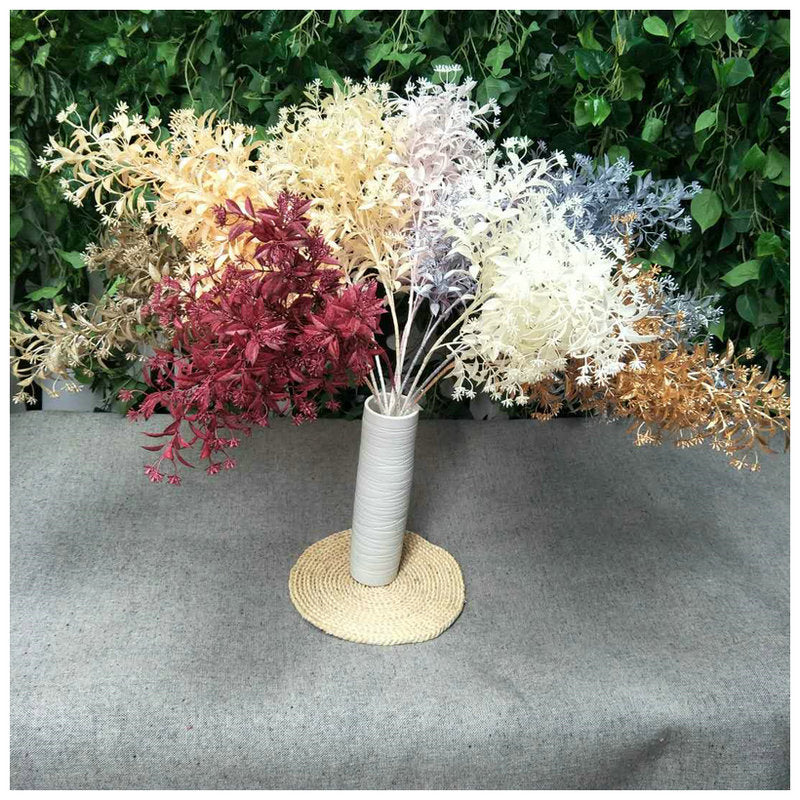 Kunststoff-Eibisch Einzelstiel, Simulation Nebelblume Wasserpflanze, Dekoration für Hochzeiten, Innenräume