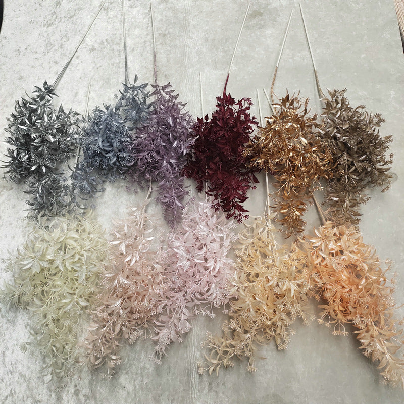 Kunststoff-Eibisch Einzelstiel, Simulation Nebelblume Wasserpflanze, Dekoration für Hochzeiten, Innenräume