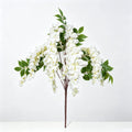 Künstlicher Blauregen Strauß 55cm, Hängende Seidenblumen in Premium-Qualität, Naturgetreue Kunstblumen für Deko, Hochzeit & Gastronomie
