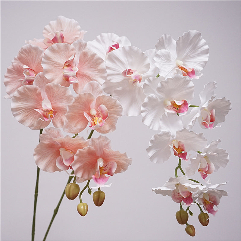 Phalaenopsis Orchidee künstlich 98 cm | 9 Blüten | Real-Touch | Kunstblume für Dekoration, Hochzeit & Floristik