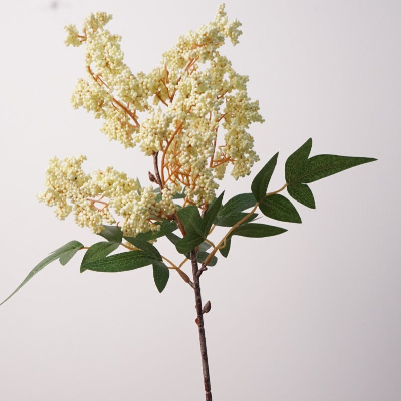 Künstliche Beerenzweige 44 cm, 2er-Set – Realistische Nandina-Herbstbeeren für Vase, Gesteck & Herbstdeko