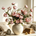 6er Set Pfingstrosen Kunstblumen 69 cm – Seidenblumen für Vase, Hochzeit & Deko