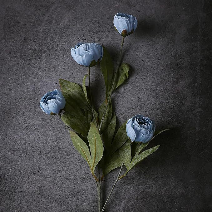 6er Set Pfingstrosen Kunstblumen 69 cm – Seidenblumen für Vase, Hochzeit & Deko