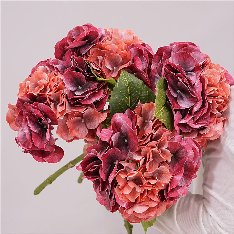 Real-Touch Hortensie, 20" hoch, 9" Durchmesser, perfekte Deko für Hochzeiten, Cafés, Einzelhandel, langlebig und pflegeleicht