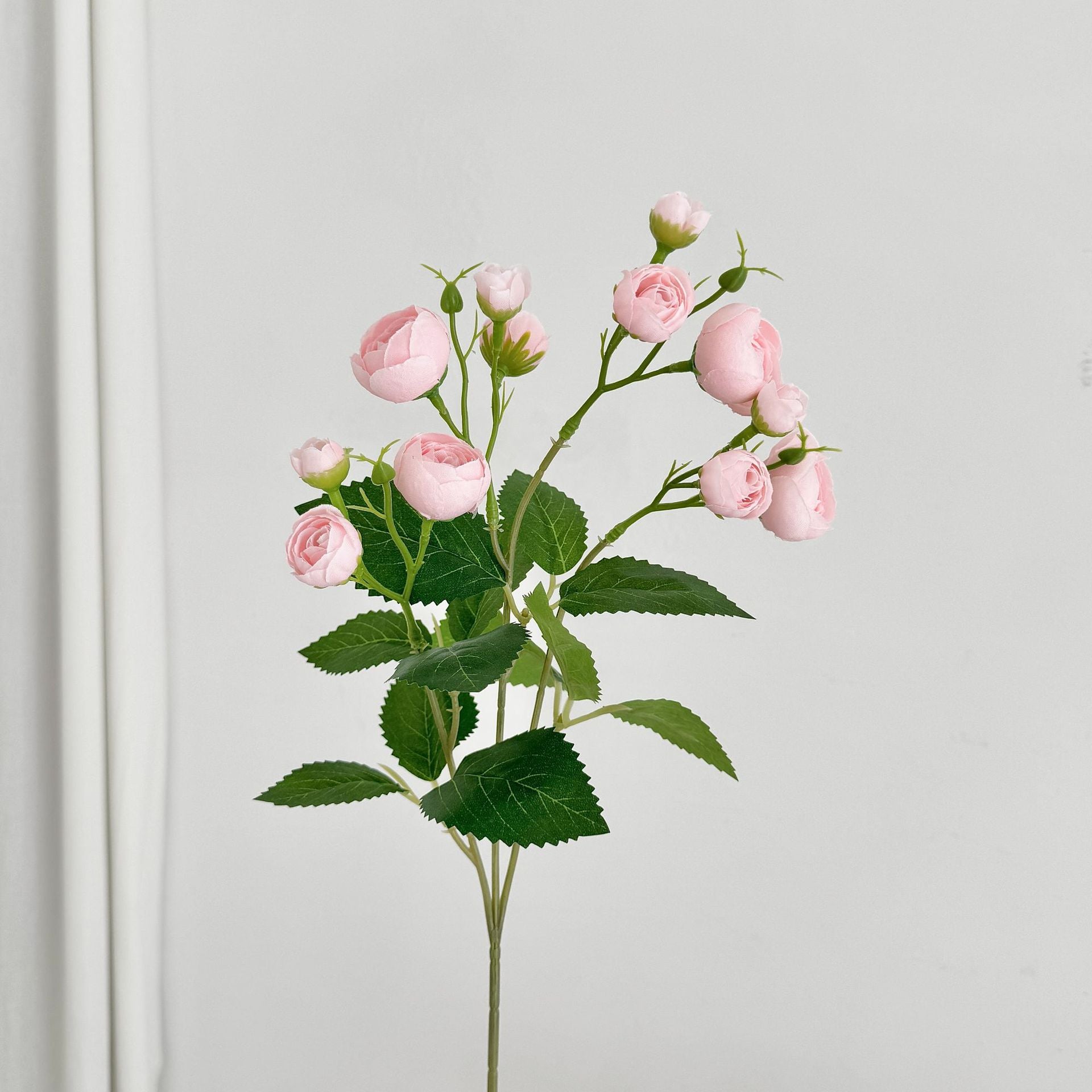 12-Kopf Kunstblumen Teeknospen, 46 cm, realistisch, 4 Farben – ideal für Hochzeiten, Dekoration & Einzelhandel