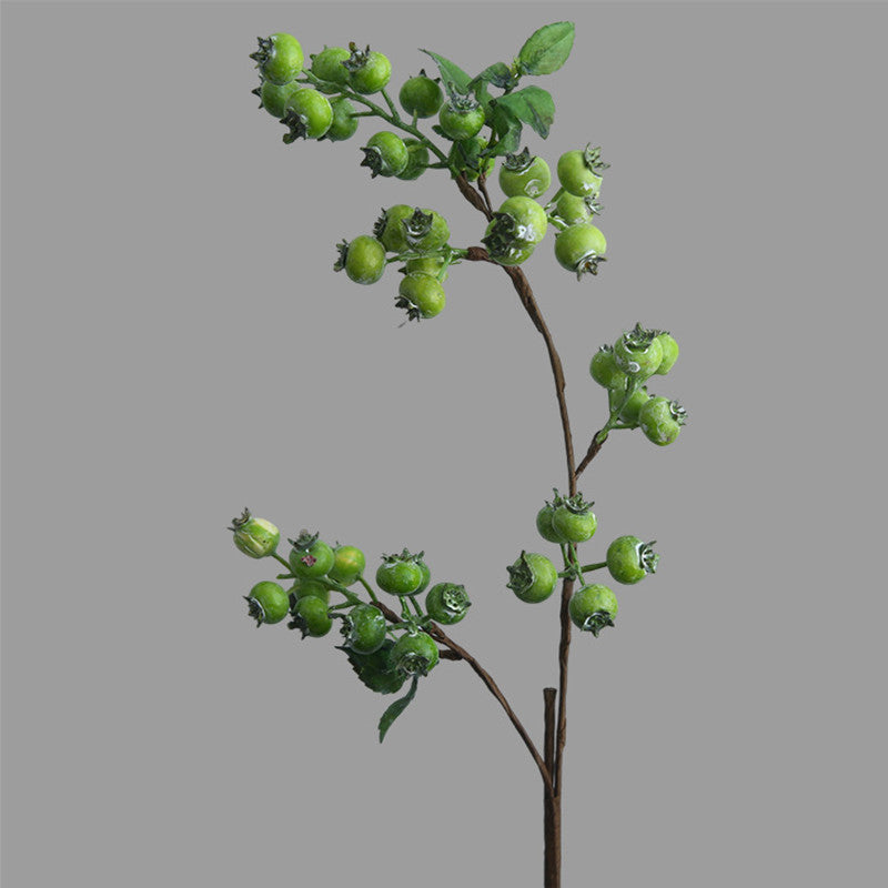54 cm Künstliche Blaubeeren, Realistische Deko für Wohnzimmer, Hochzeitsdekoration, Fotografie-Requisiten, Ganzjahresdekoration