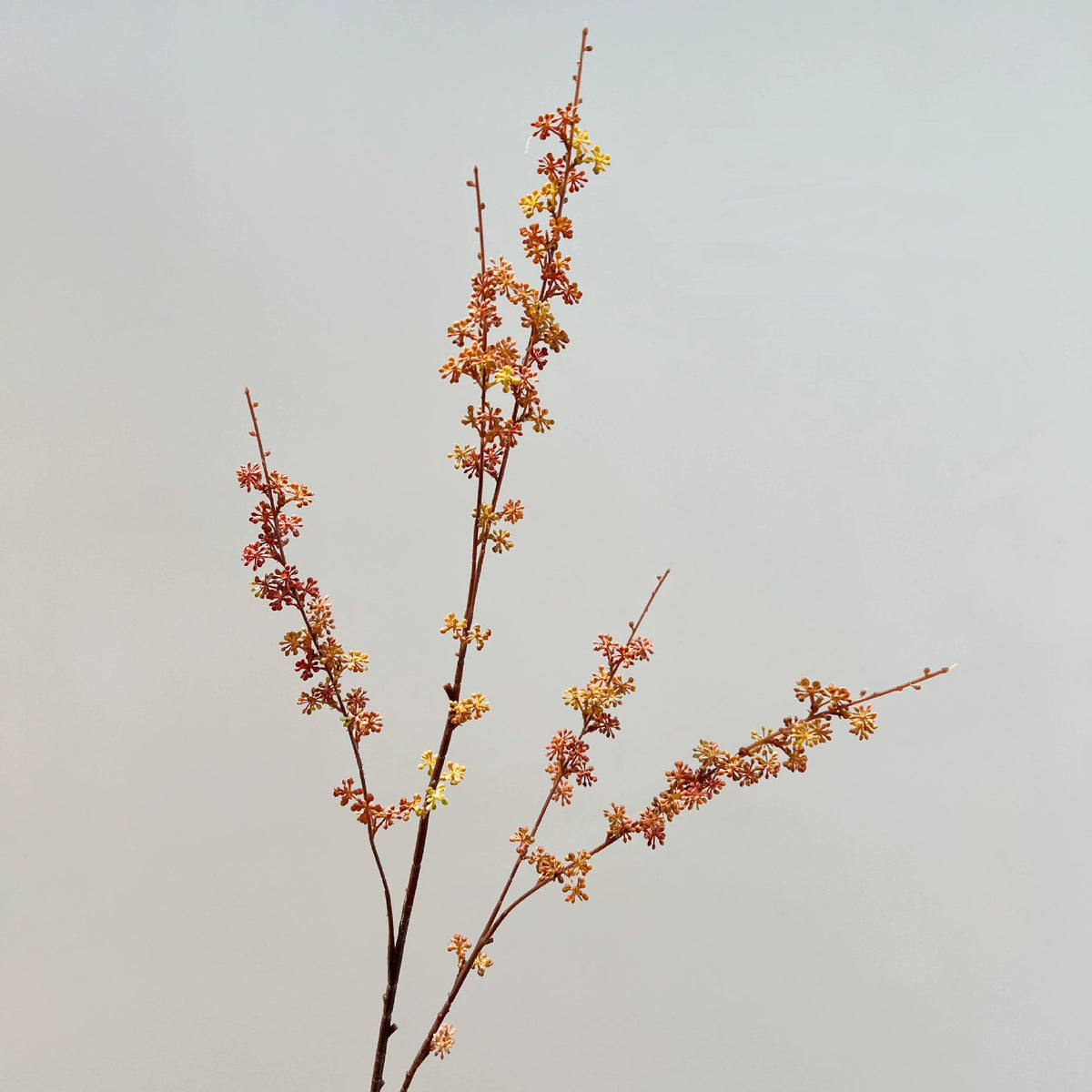 Künstliche Herbstfarben Hirseblüte, 90cm, realistisch, in Weiß, Rot und Grün, ideal für Hochzeiten, Wohnzimmer und saisonale Dekoration