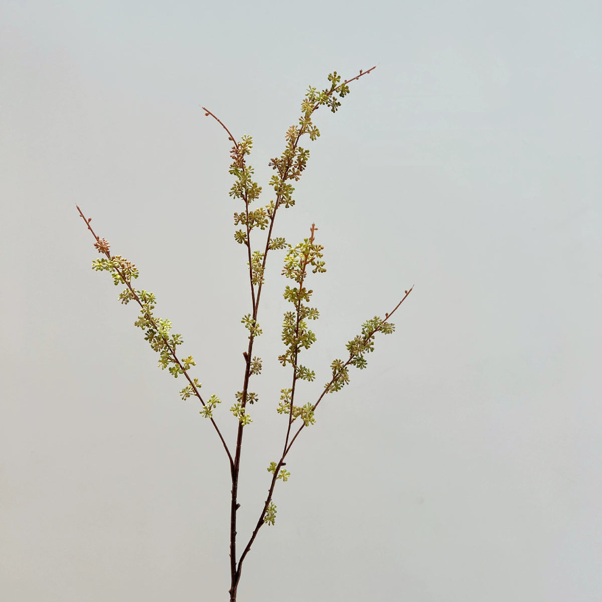 Künstliche Herbstfarben Hirseblüte, 90cm, realistisch, in Weiß, Rot und Grün, ideal für Hochzeiten, Wohnzimmer und saisonale Dekoration