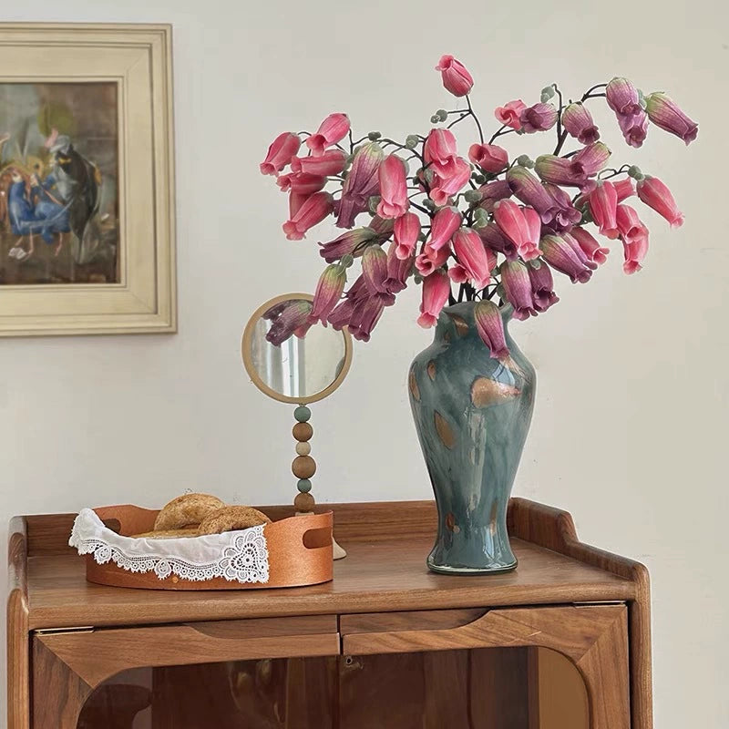 Künstliche Blumen, 70 cm, realistisch, in Weiß, Lila, Fuchsia, Gelb, Rosa – ideal für Hochzeiten, Innenraumdekoration & Cafés