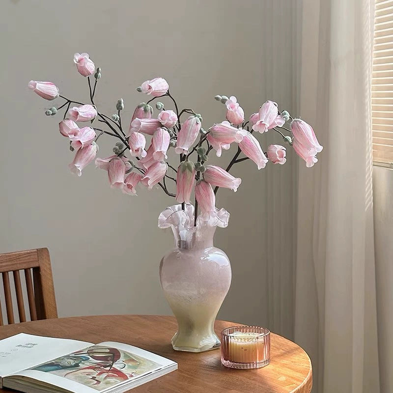 Künstliche Blumen, 70 cm, realistisch, in Weiß, Lila, Fuchsia, Gelb, Rosa – ideal für Hochzeiten, Innenraumdekoration & Cafés