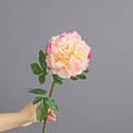 Realistische Pfingstrose, 52 cm, Blütendurchmesser 13 cm, 4 Farben – ideal für Hochzeiten, Cafés & Wohndekoration