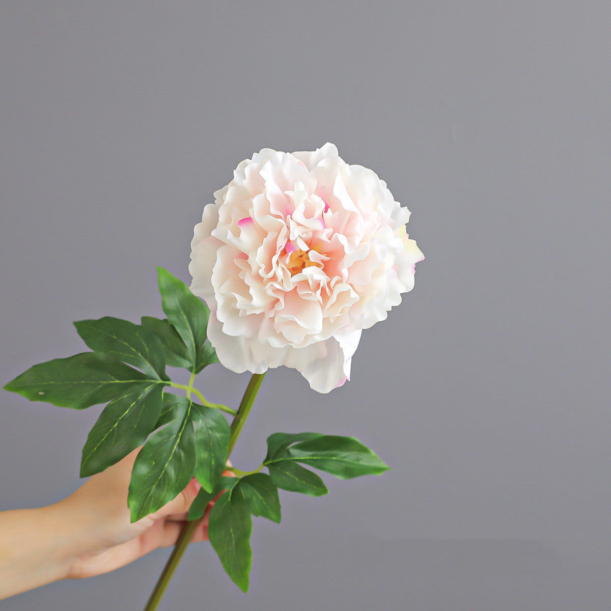 Realistische Pfingstrose, 52 cm, Blütendurchmesser 13 cm, 4 Farben – ideal für Hochzeiten, Cafés & Wohndekoration