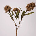Kunstblumen Herbstfarben, 60 cm, 3 Blütenköpfe, realistisch – ideal für Hochzeiten, Wohnkultur & Café-Dekoration