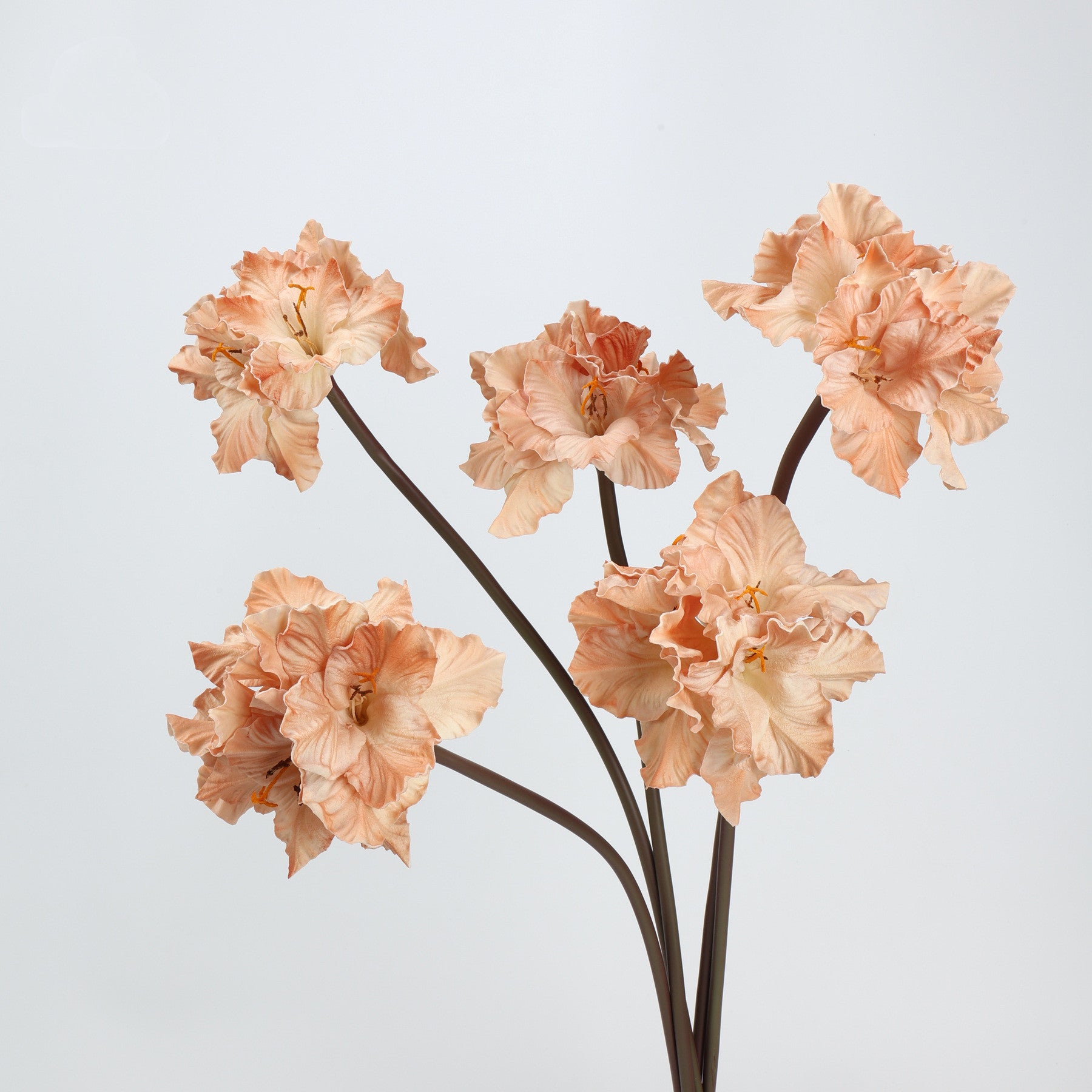 Künstliche Gladiole, 70 cm, realistisch, 7 Farben – ideal für Hochzeiten, Innendekoration & Blumenarrangements