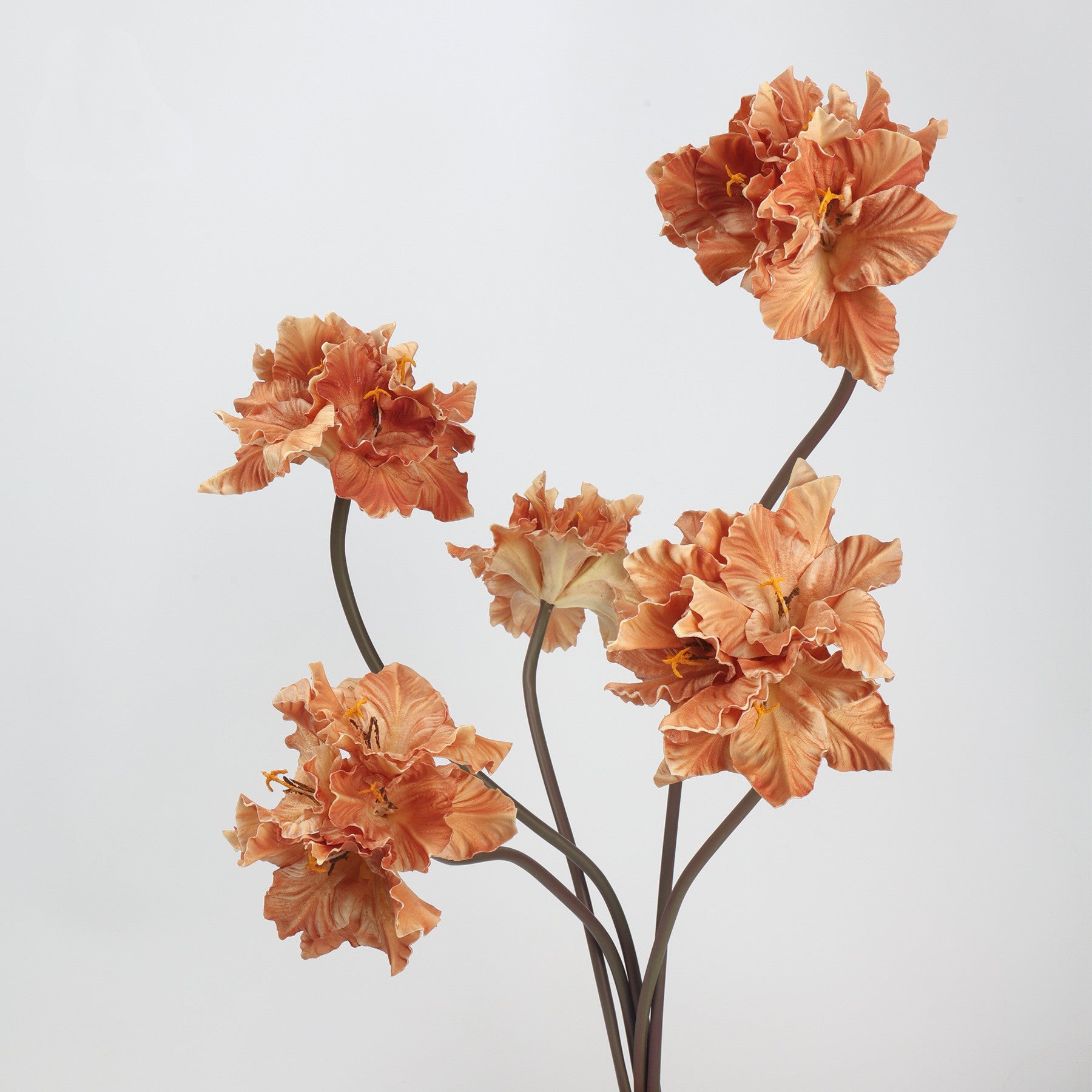 Künstliche Gladiole, 70 cm, realistisch, 7 Farben – ideal für Hochzeiten, Innendekoration & Blumenarrangements