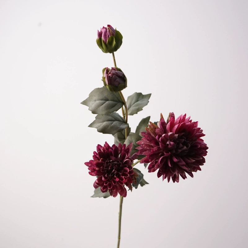 Künstliche Blumen 4 Kopf Kornblume, 74cm Hoch, Realistisches Design, Champagner, Rot, Rosa, Braun, Lila, Ideal für Hochzeiten, Innendekoration, Einzelhandelsgeschäfte