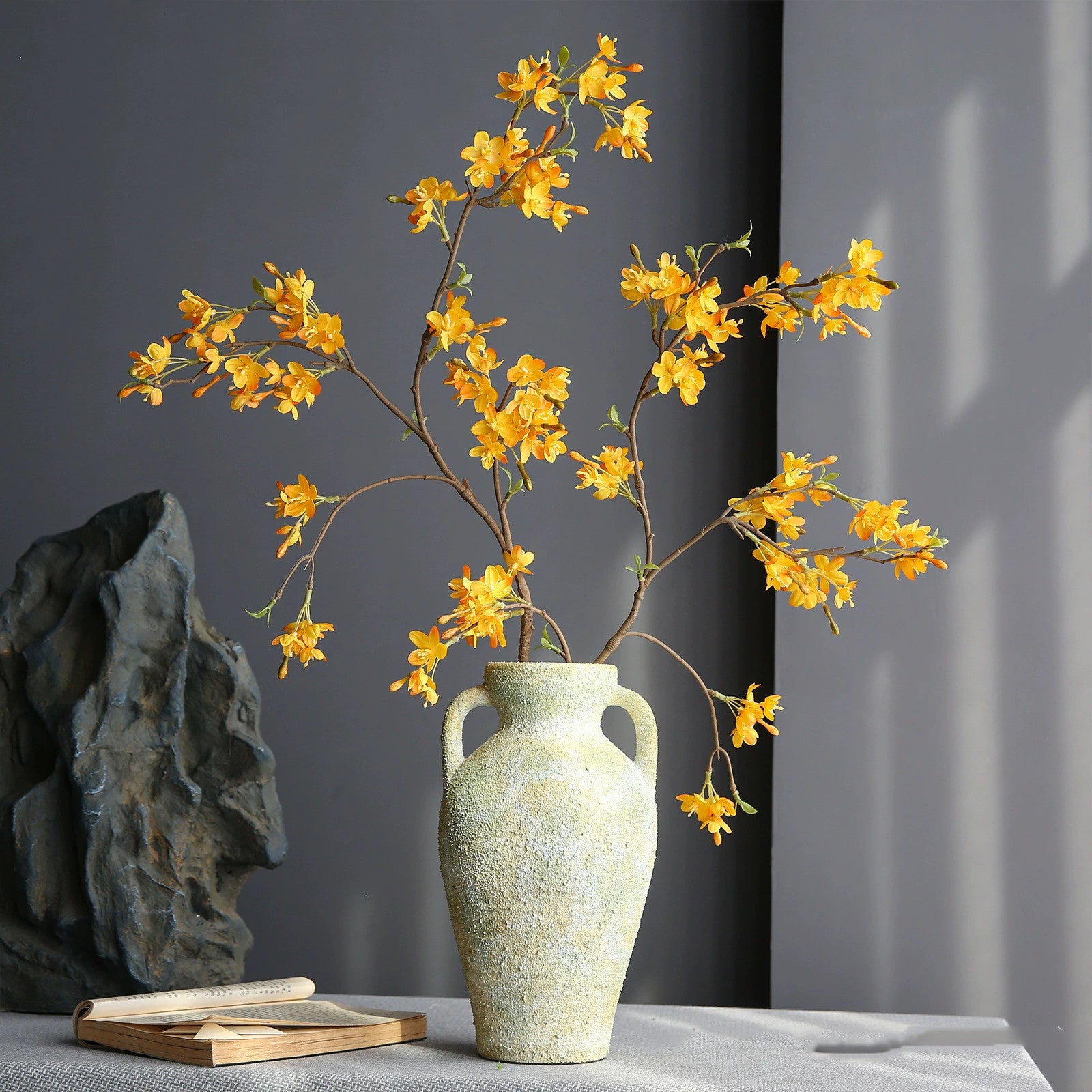 Künstliche Frühlingsblumen, 92 cm, Blütendurchmesser 3 cm, realistisch – ideal für Hochzeiten, Cafés & Wohndekoration