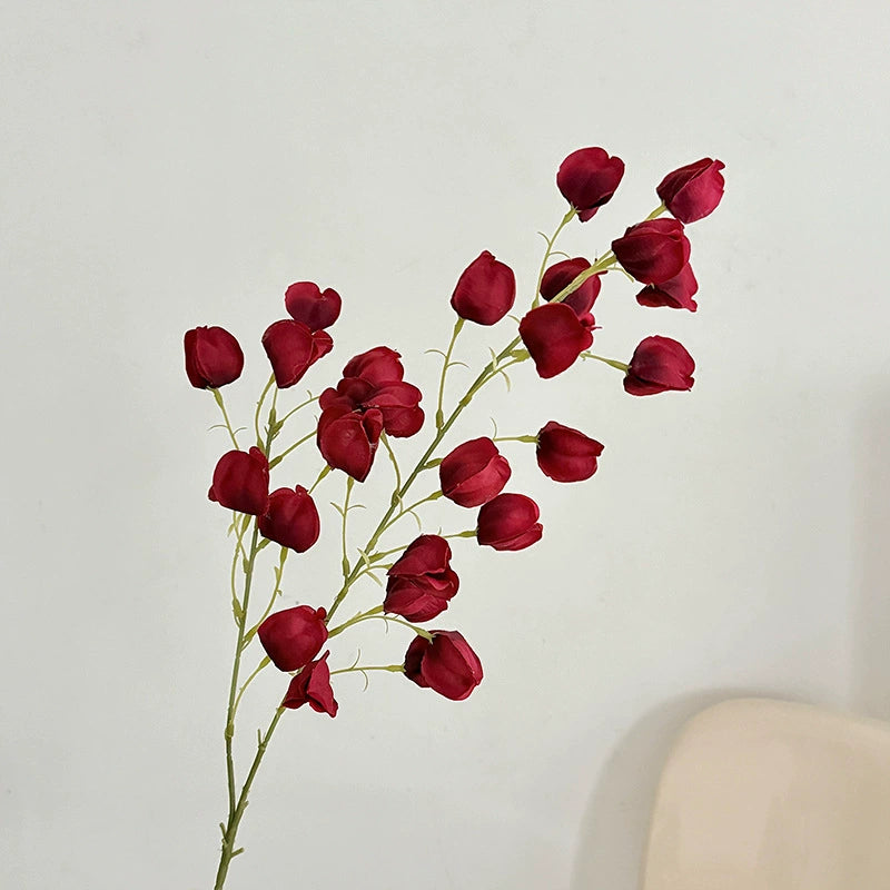 Künstliche Lampionfrüchte, 98 cm, realistisch, 8 Farben – ideal für Hochzeiten, Innenräume & Ausstellungen