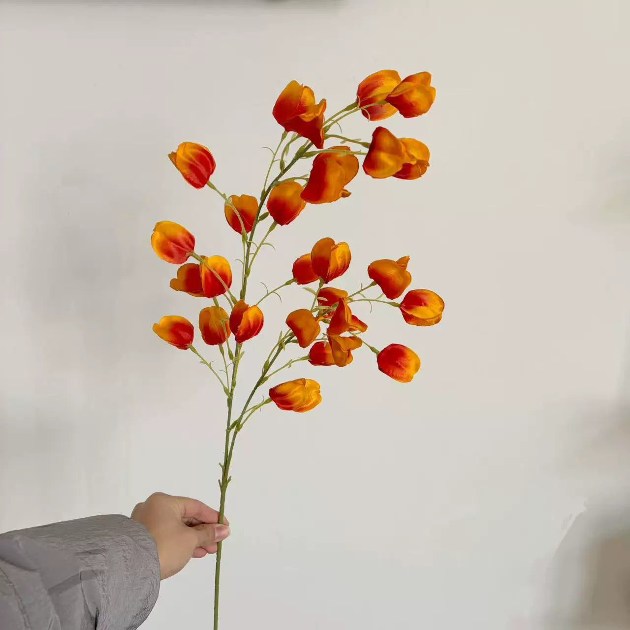 Künstliche Lampionfrüchte, 98 cm, realistisch, 8 Farben – ideal für Hochzeiten, Innenräume & Ausstellungen