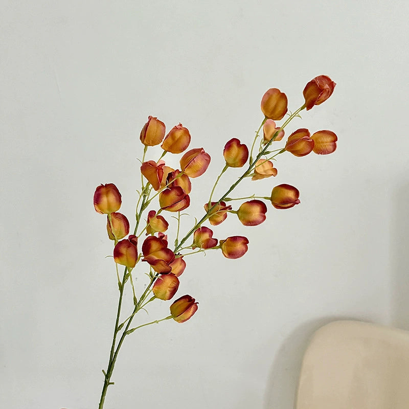 Künstliche Lampionfrüchte, 98 cm, realistisch, 8 Farben – ideal für Hochzeiten, Innenräume & Ausstellungen