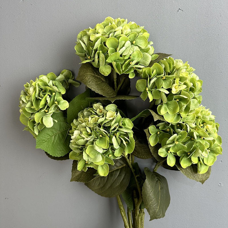 Handgefertigte Hydrangea Kunstblume, 62 cm, 6 Farben – ideal für Hochzeiten, Innendekoration & saisonale Feste