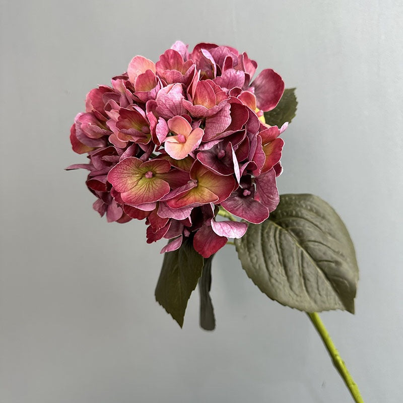 Handgefertigte Hydrangea Kunstblume, 62 cm, 6 Farben – ideal für Hochzeiten, Innendekoration & saisonale Feste