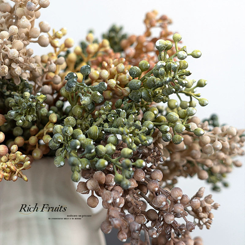 Künstliche Blumen, 35 cm, realistisch, 5 Farben – ideal für Hochzeiten, Cafés & Wohnraumdekoration