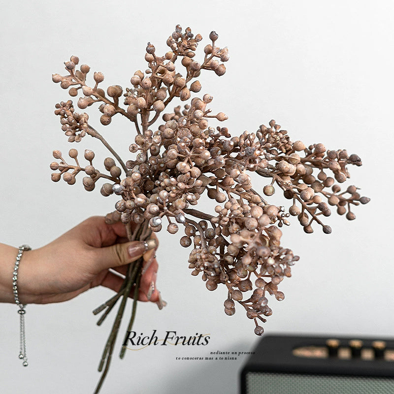 Künstliche Blumen, 35 cm, realistisch, 5 Farben – ideal für Hochzeiten, Cafés & Wohnraumdekoration