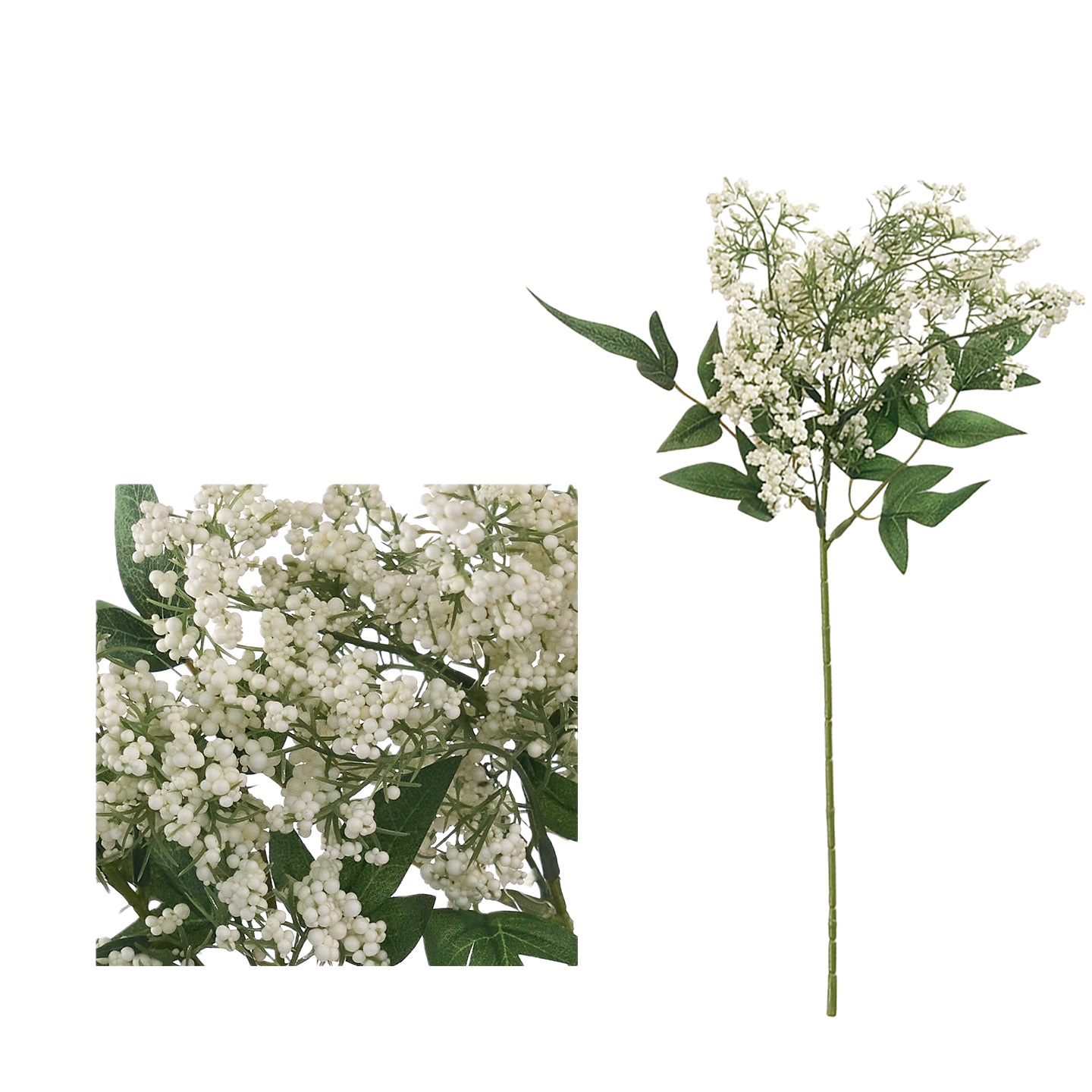 8er Set Künstliche Beeren-Zweige 40 cm, Realistische Deko-Stiele für Vase, DIY-Gestecke, Hochzeitsdeko, Herbst & Ganzjährige Dekoration