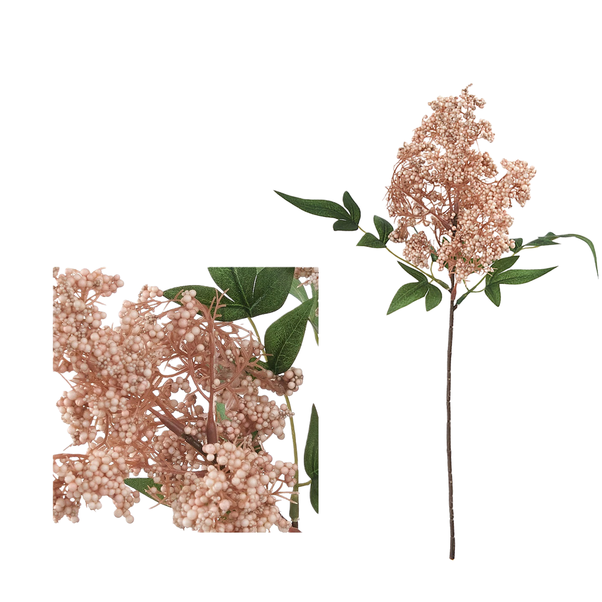 8er Set Künstliche Beeren-Zweige 40 cm, Realistische Deko-Stiele für Vase, DIY-Gestecke, Hochzeitsdeko, Herbst & Ganzjährige Dekoration