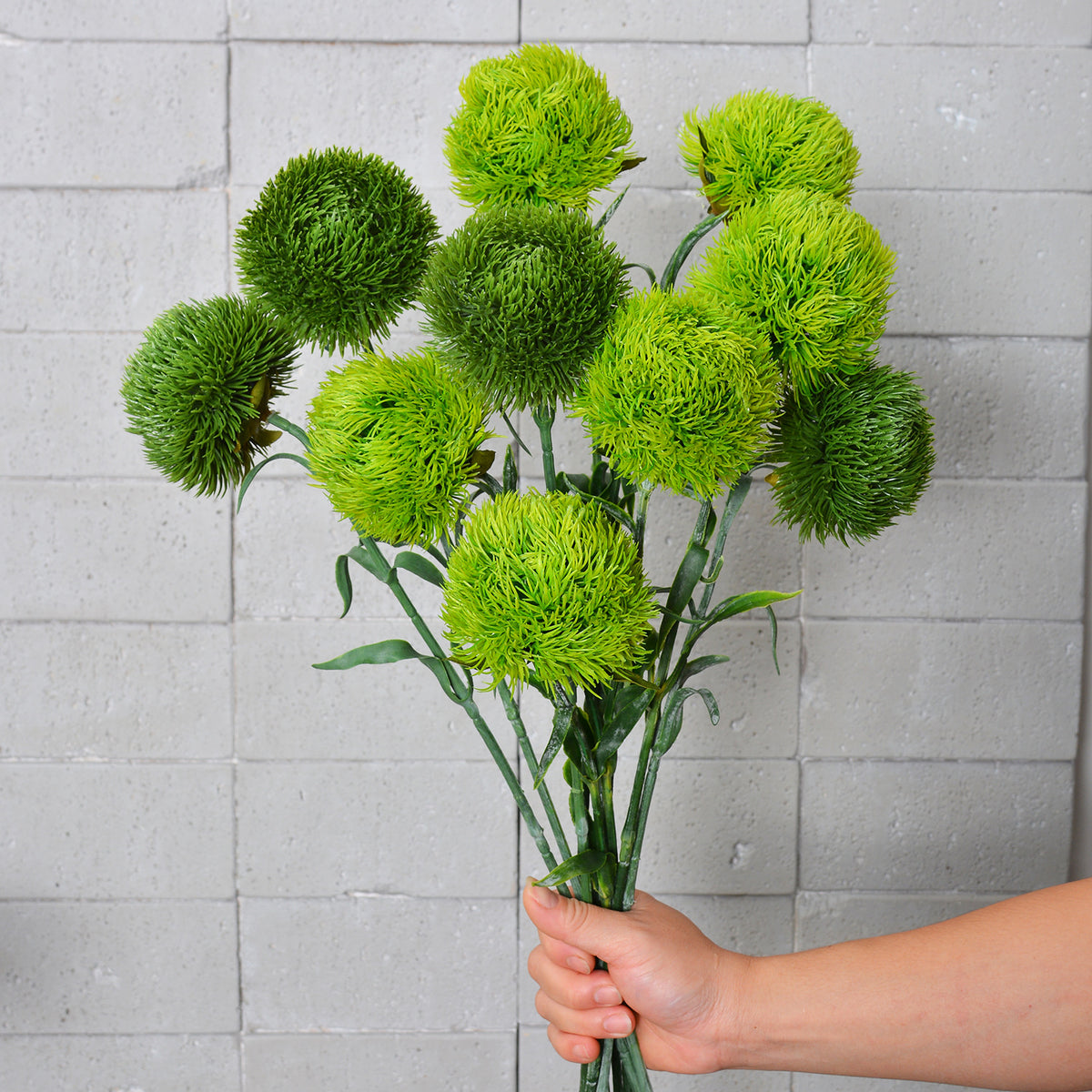 Künstlicher Nelkenstiel 48 cm – Real-Touch Kunstblume für Vase, Hochzeit & Floristik