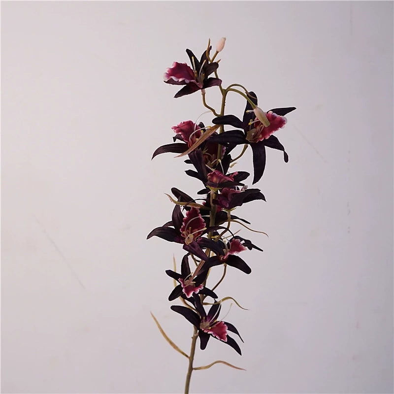 Australische Dendrobium Orchidee, 81 cm, täuschend echt, perfekte Tischdekoration, Zuhause, Hochzeit, Café, Restaurant