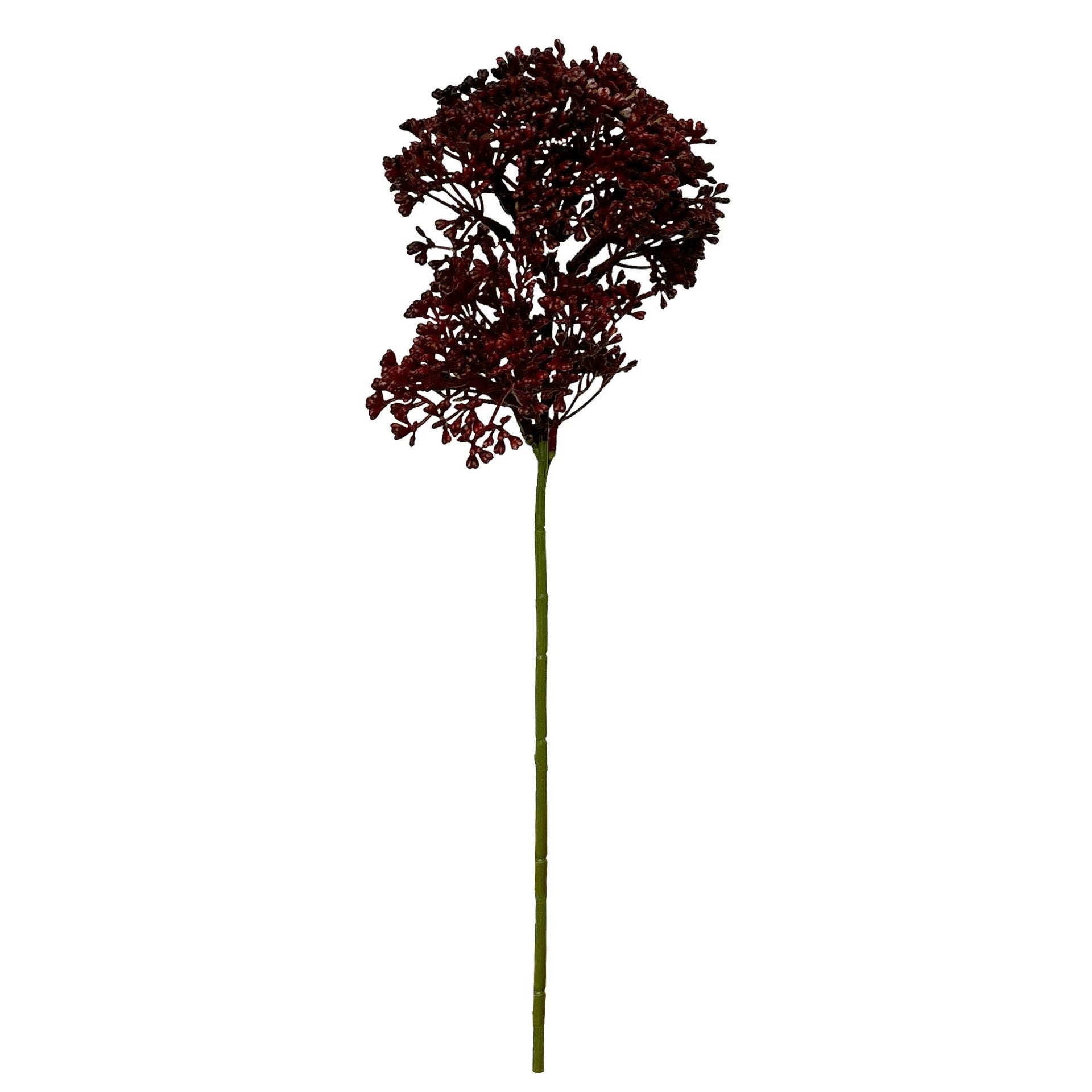 Künstlicher Beeren-Zweig 33 cm, Naturgetreuer Deko-Zweig mit Früchten, Detailreiche Kunstpflanze für Vase, Tischdeko, Hochzeit & Floristik