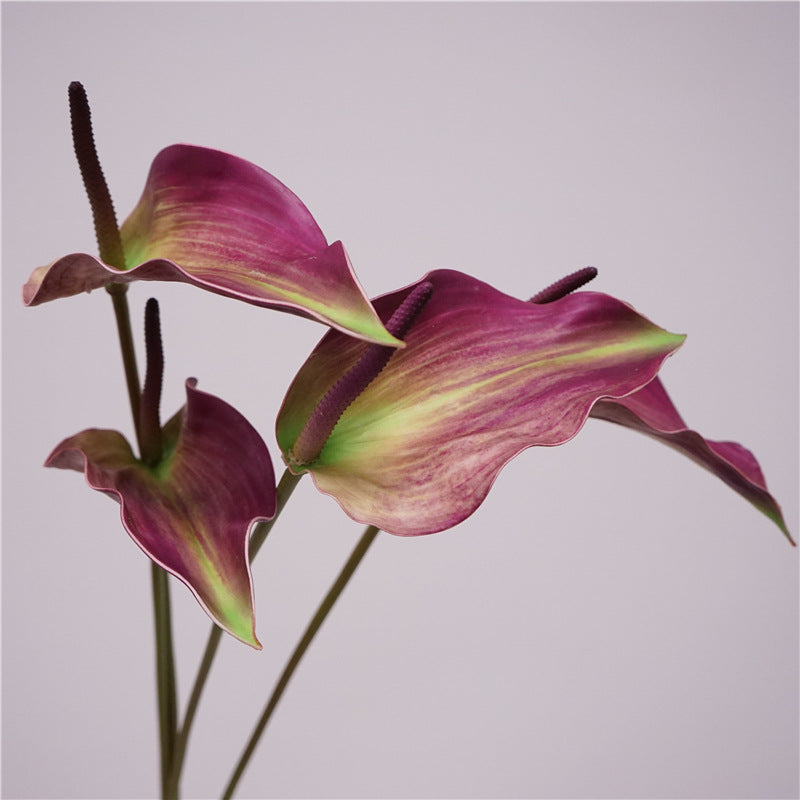 Hochwertige 72 cm große, realistische rote Flamingoblume aus Softgummi, ideal für Hochzeiten, Veranstaltungen, Innendekoration, langlebig und pflegeleicht