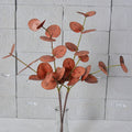 Eukalyptuszweige künstlich 2er Set (50 cm), Real-Touch Rundblatt-Eukalyptus, Grüne Deko Zweige für Vase, Hochzeit, Floristik & Gewerbe
