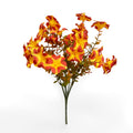 Herbstliche künstliche Prunkwinde, 36 cm, 7 Blüten, 2 Stück, Hochzeit, Außendekoration, Herbstdekoration, Vasenarrangement