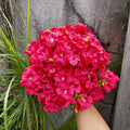 Kunstblumen wie Echt, 9 Bündel Künstliche Blumen Balkonpflanzen Outdoor Wetterfest, Fake Blumenstrauß UV-beständig Frühlingsdeko Gefälschte Blumen Deko Frühling für Innen Draußen Balkon