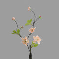 Künstlicher Tillandsien-Zweig 65 cm, Deko-Ast in realistischer Trockenoptik, Kunstblume für Bodenvase, Zen Dekoration, Hochzeit, Wabi-Sabi Stil