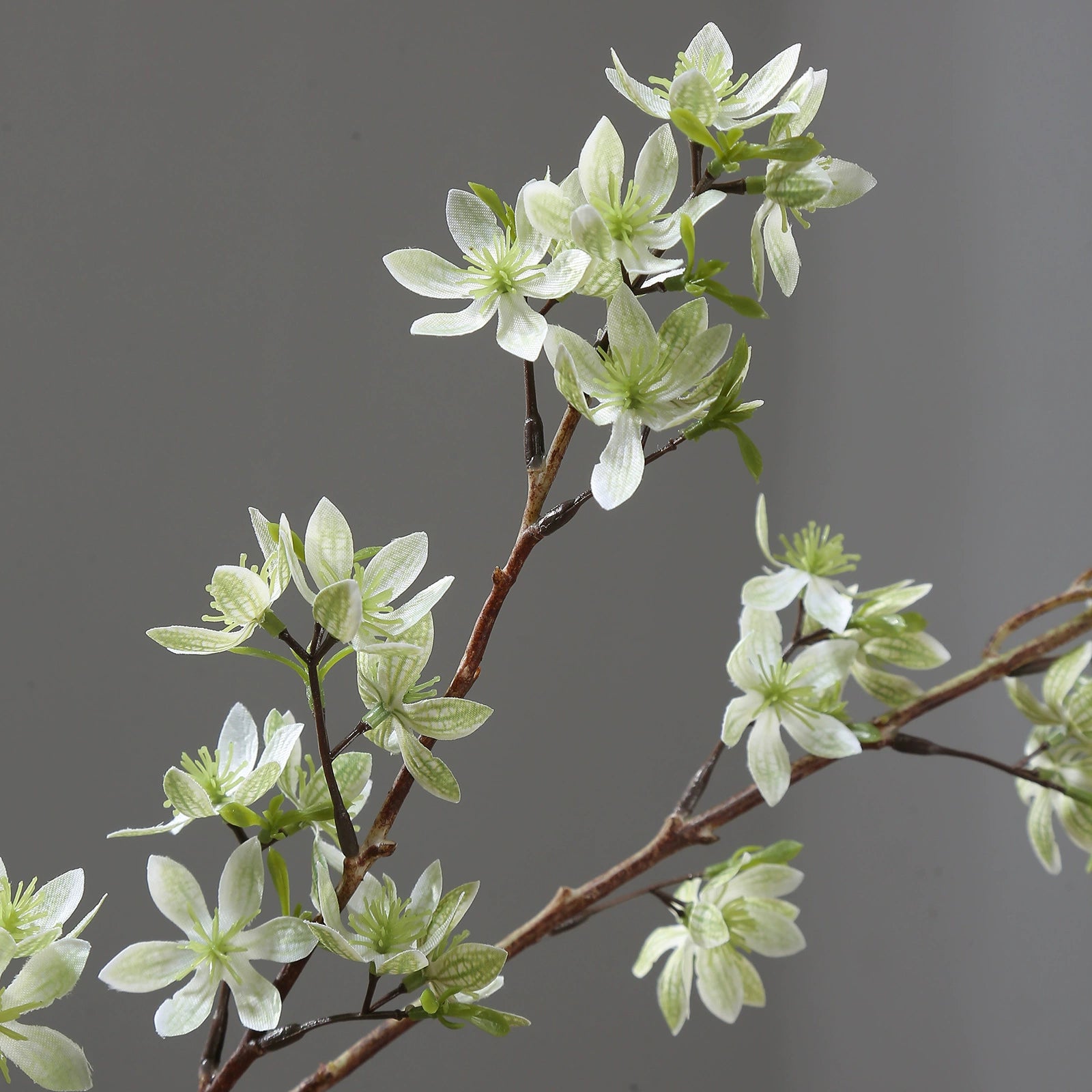 Künstliche Sterndolde 108 cm, naturgetreuer Dekozweig mit 49 Blüten, hochwertige Kunstblume für Vase, Hochzeit, Gastronomie & Floristik
