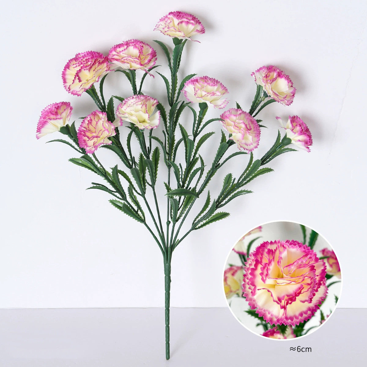 10 Kopf Kunstblumen, 41 cm hoch, realistisch, ideal für Hochzeiten, Innendekoration, Muttertag, langlebig, pflegeleicht
