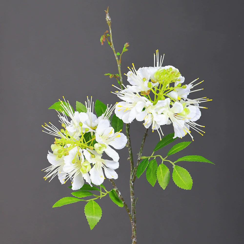 Künstliche Phönixblume 2er-Set, 60cm, Täuschend echte Kunstblumen-Stiele, Hochwertige Deko für Vase, Hochzeit, Event & Floristik