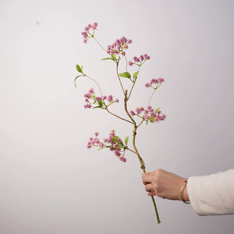 Künstliche Wildblume, 59 cm, realistische Optik, herbstliche Farben, perfekt für Hochzeiten, Cafés, Einzelhandel, Wohnzimmerdekoration
