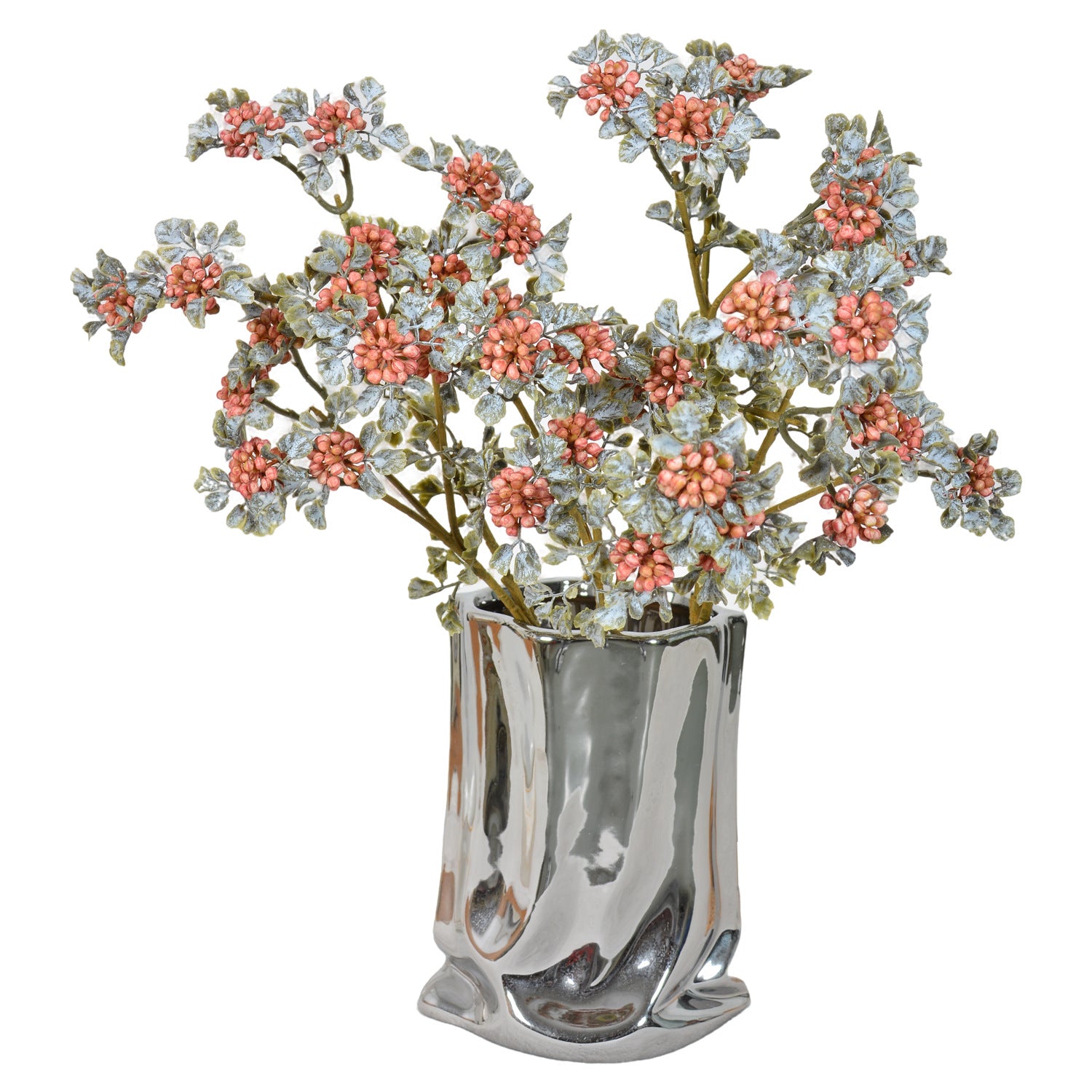 Faux-Lavendel und Beerendekoration 77 cm, realistisch, burgunderrot, ideal für Hochzeiten, Events, Café-Dekoration, langlebig und pflegeleicht