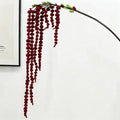 Künstliche Hängepflanze 100 cm, realistische Beerengirlande, hängende Kunstpflanze für Wanddeko, Hochzeit, Gastronomie, langlebige Deko-Ranke