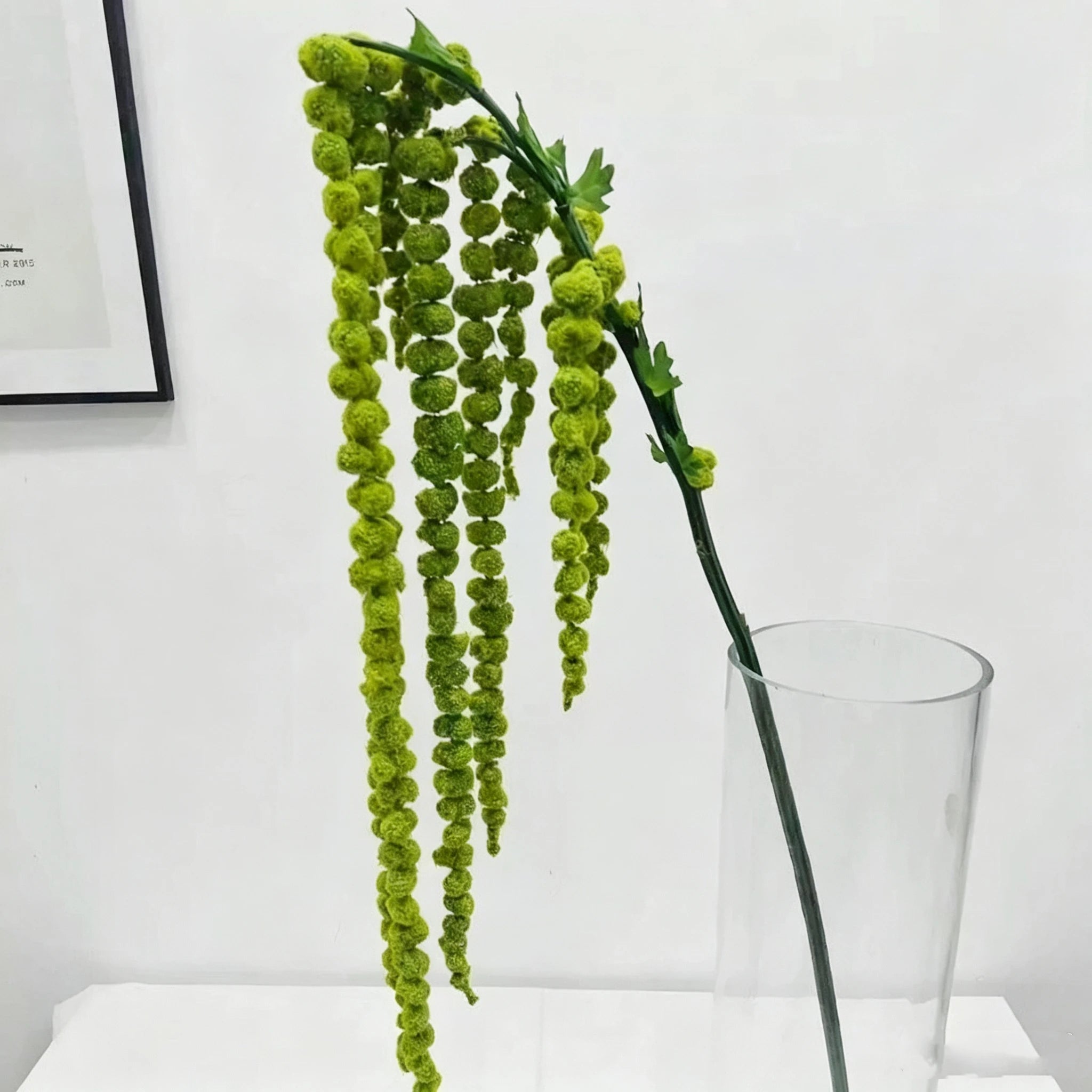 Künstliche Hängepflanze 100 cm, realistische Beerengirlande, hängende Kunstpflanze für Wanddeko, Hochzeit, Gastronomie, langlebige Deko-Ranke