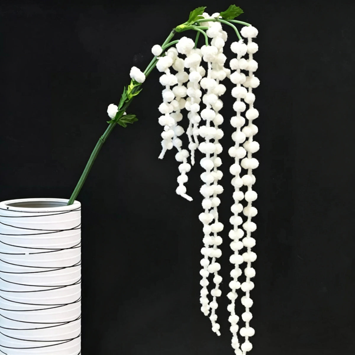 Künstliche Hängepflanze 100 cm, realistische Beerengirlande, hängende Kunstpflanze für Wanddeko, Hochzeit, Gastronomie, langlebige Deko-Ranke