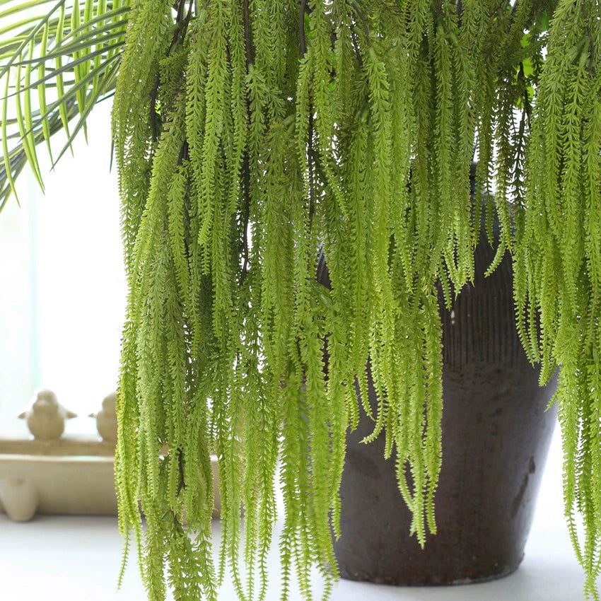 Künstlicher Fuchsschwanz hängend 103 cm, Naturgetreuer Amaranth für hohe Vasen, Hochzeitsfloristik, Event-Deko, 3 Farben